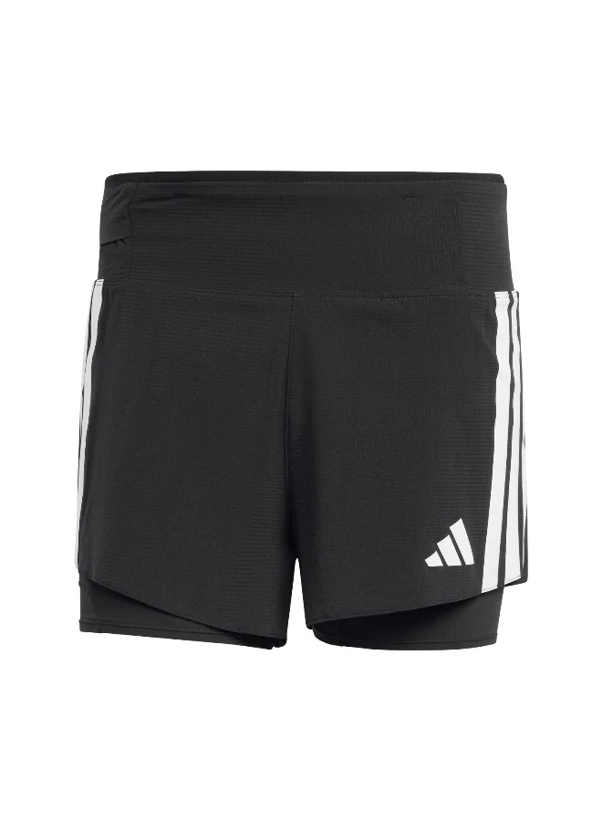 اديداس Adidas Adizero 2I1 M Black Running Shorts For Men XS