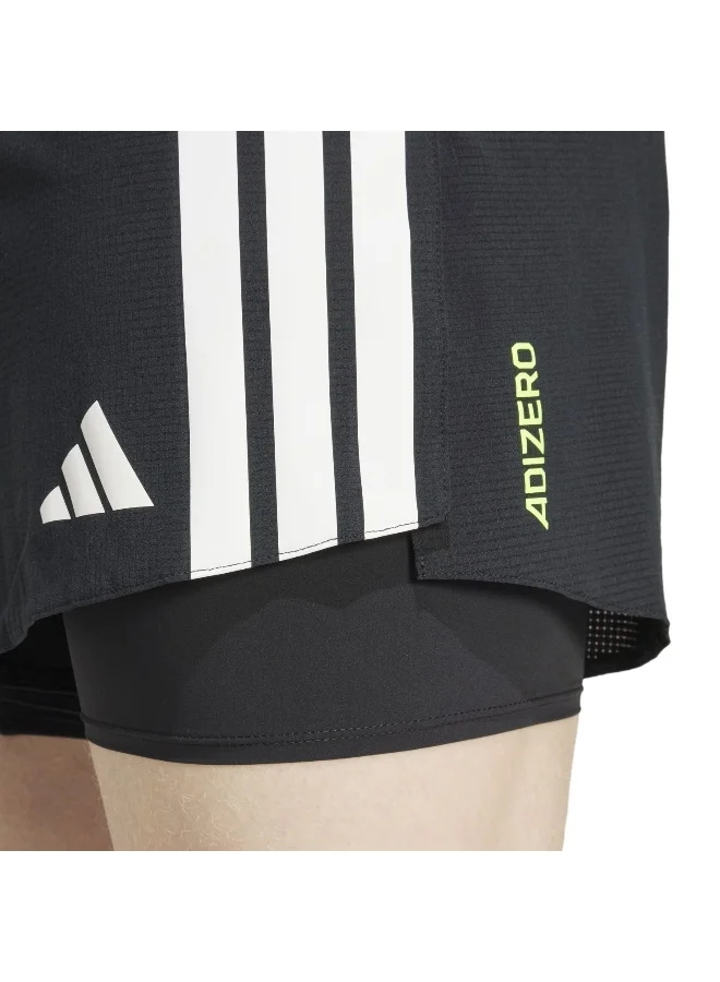 Adidas Adidas Adizero 2I1 M Black Shorts (1/4) Shorts For Men