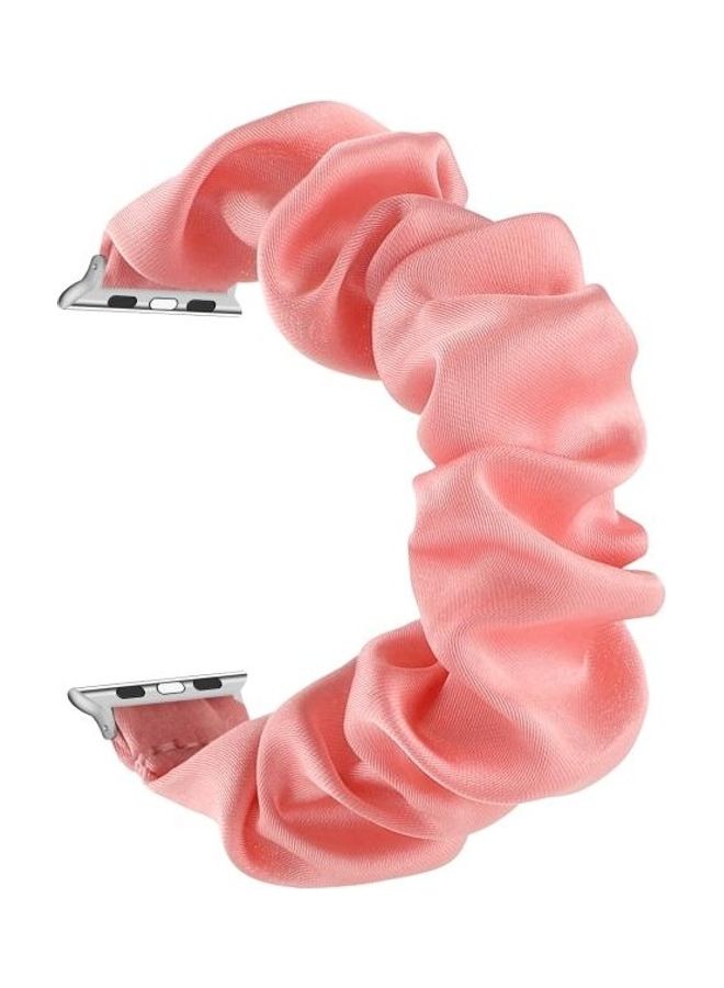 NIBEMINENT Scarf Hair Tie Replacement Watchband Dark Pink - Image 1