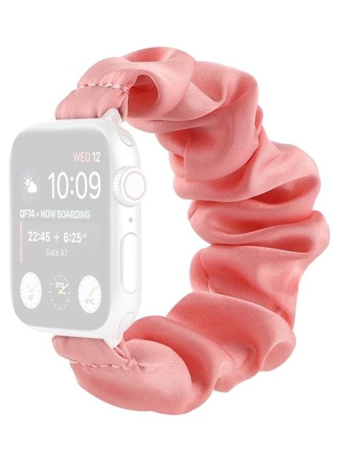 NIBEMINENT Scarf Hair Tie Replacement Watchband Dark Pink - Image 3