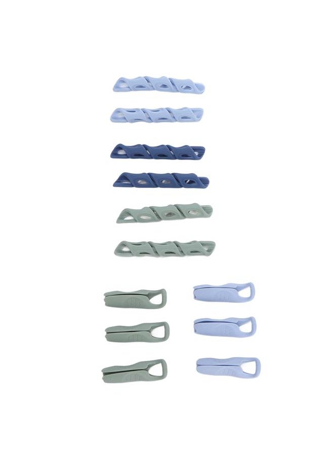 Thoraya - Pencil Grips Lengthen Ergonomic Design Full Elasticity Easy Use Hand Writing Aid for Pencils Gel Pens - Image 1