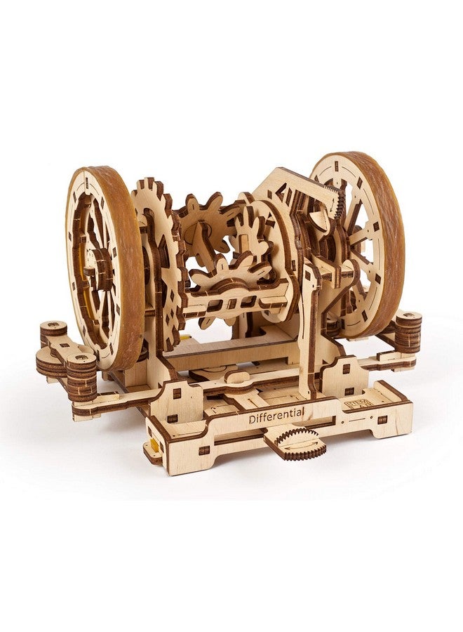 أوجيرز مجموعة نماذج تفاضلية من UGEARS STEM - مجموعات نماذج خشبية إبداعية للبالغين والمراهقين والأطفال - مجموعة علوم ميكانيكية ذاتية التجميع - ألغاز تعليمية وهندسية ثلاثية الأبعاد فريدة من نوعها مع تطبيق - Image 3