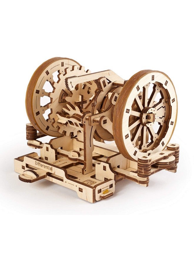 أوجيرز مجموعة نماذج تفاضلية من UGEARS STEM - مجموعات نماذج خشبية إبداعية للبالغين والمراهقين والأطفال - مجموعة علوم ميكانيكية ذاتية التجميع - ألغاز تعليمية وهندسية ثلاثية الأبعاد فريدة من نوعها مع تطبيق - Image 2