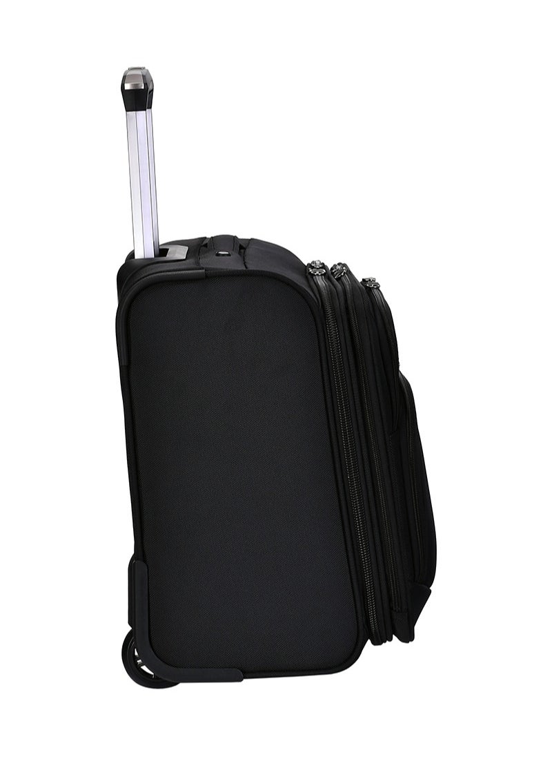 eminent - Premium Rolling Laptop Bag TSA Friendly Opening 2 Wheeled Pilot Case Trolley with RFID Pockets V021 Black - Image 1