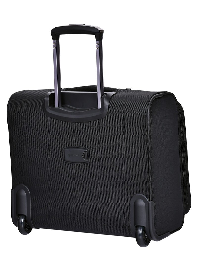 eminent - Premium Rolling Laptop Bag TSA Friendly Opening 2 Wheeled Pilot Case Trolley with RFID Pockets V021 Black - Image 1