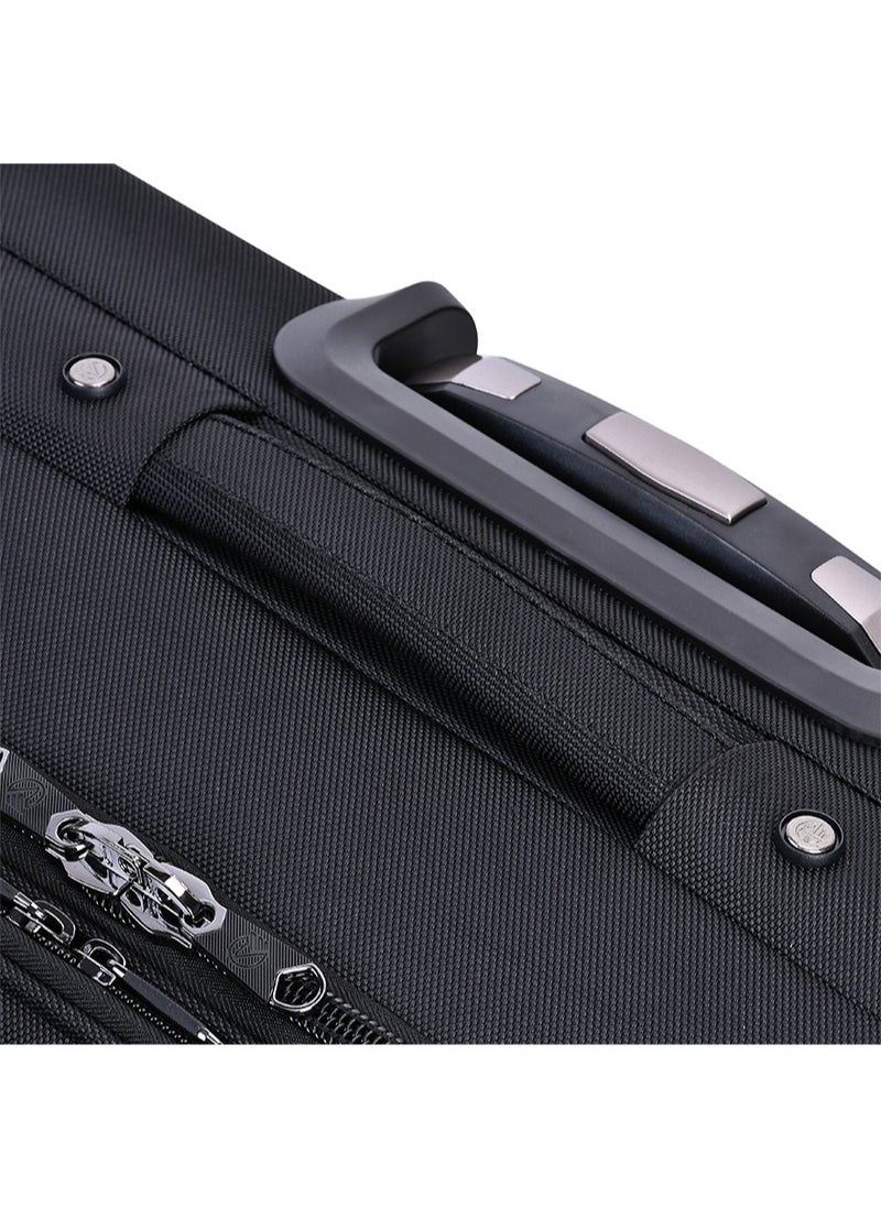 eminent - Premium Rolling Laptop Bag TSA Friendly Opening 2 Wheeled Pilot Case Trolley with RFID Pockets V021 Black - Image 1