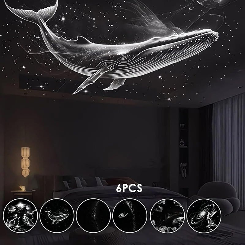 2-in-1 Galaxy Projector Night Light with Remote Control and Multiple Projection Films - Image 3