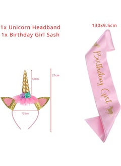 LENND Unicorn party supplies set & tableware kit,serves 16 - Perfect for girls birthday party decorations- Includes plates,napkins,cups,starws,utensils  - Image 5