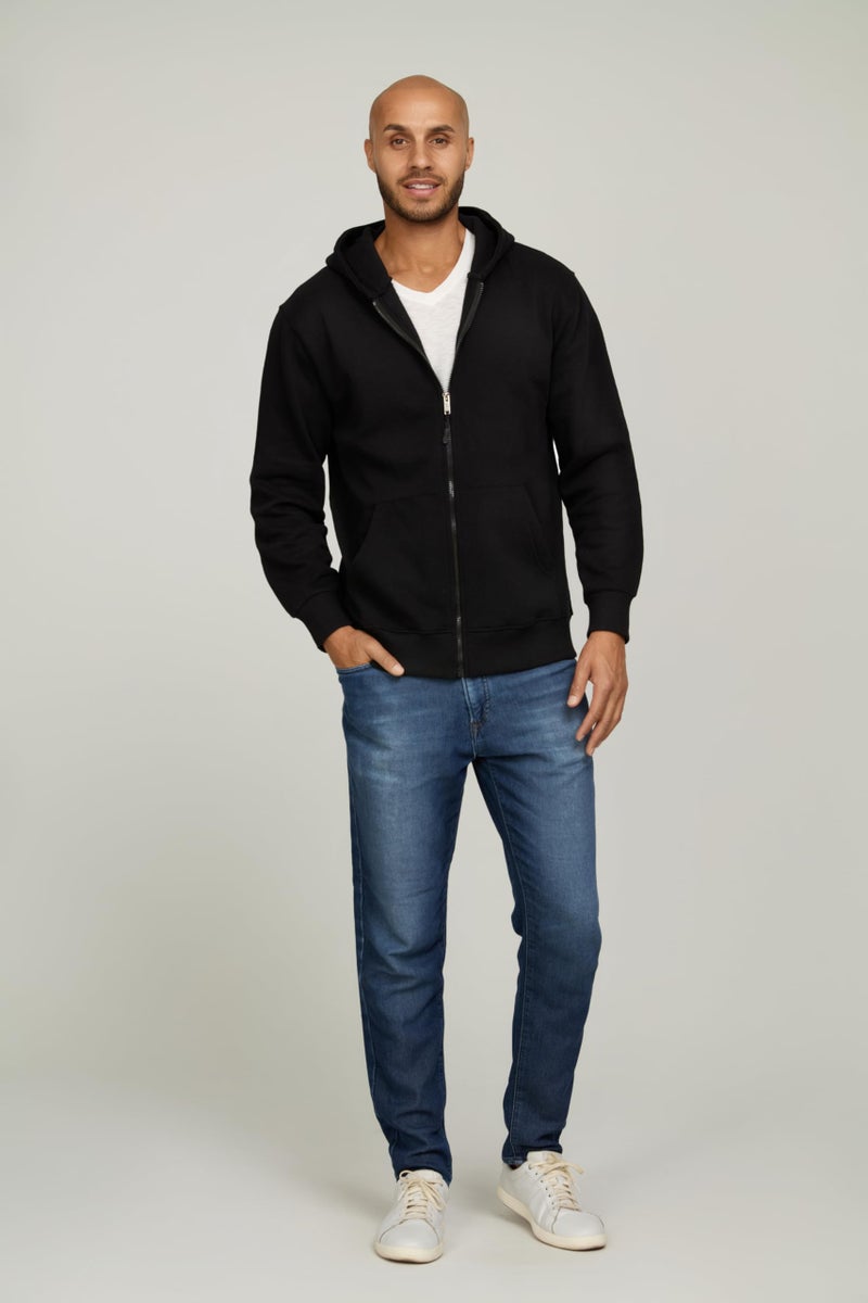 PURE CHAMP 3 Pack Fleece Hoodies for Men Long Sleeve Essentials Hoodie Cotton Active Athletic Workout Sweatshirts for Men - Image 3