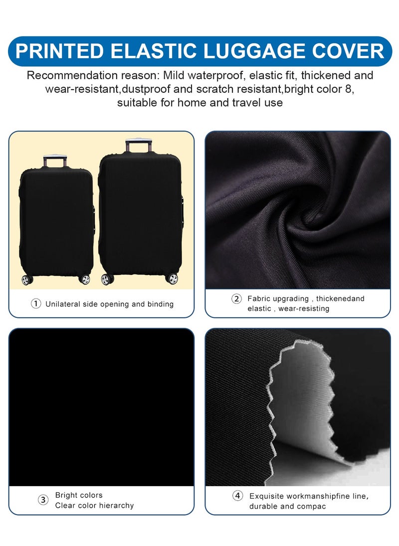 URbazaar Elastic Travel Luggage Cover Travel Suitcase Protective Cover for Trunk Case Apply to 18-30 inch luggage Suitcase Cover  - Image 4