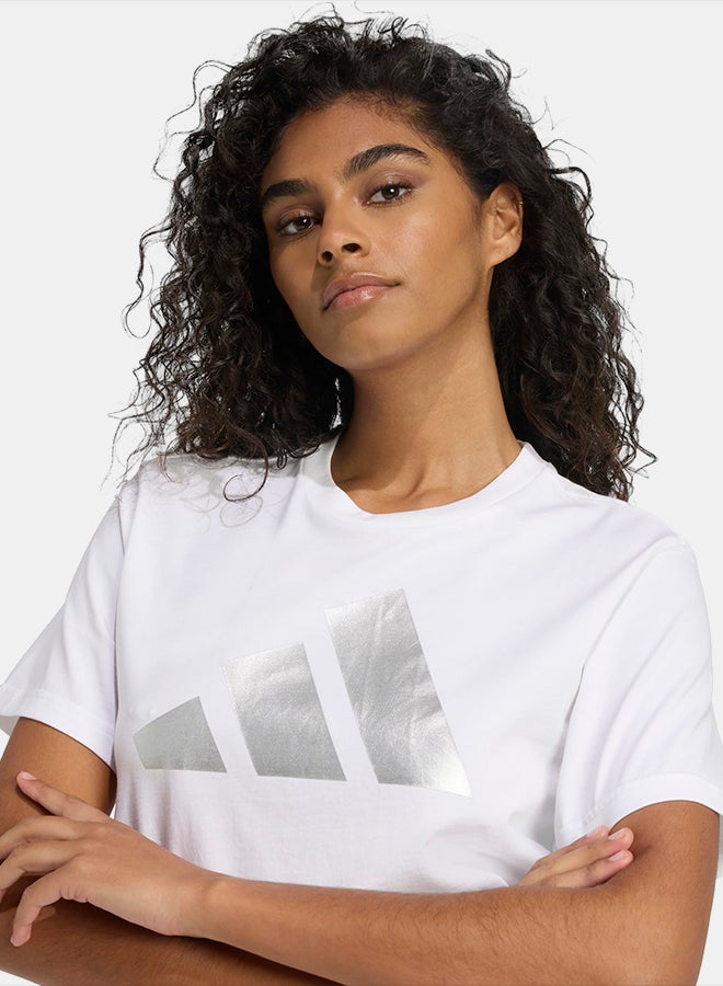 Adidas Holiday Metallic Graphic T-Shirt - Image 4