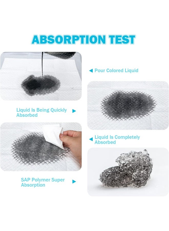 Sundee Baby Disposable Changing Pad, 100 Pack Soft Non-Woven Fabric Breathable Waterproof Underpads, Portable Leak-Proof Mattress Protector, Incontinence Bed Pads - Image 4