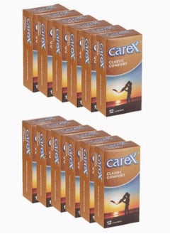 careX Pack Of 12 Boxes Classic Comfort Condoms  - Image 1