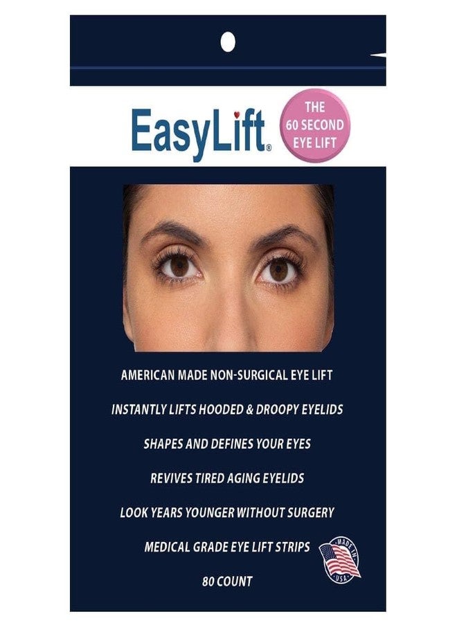 EasyLift 60 Second Double Eyelid Lift Strips – Invisible 2‑Sided Adhesive for Instant Eye Lift – Ultra‑Thin, Lab Tested, Makeup‑Friendly, Made in USA (64 Count - Image 3