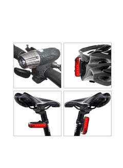 Womdee USB Rechargeable Bike Light Set 320 Lumens Powerful Front and Rear Bike Accessories  - Image 2