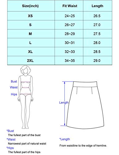 Kate Kasin Women's Pleated Flared Elastic A-line Skirt Wear Work Dark Wine Size L KK659-30 - Image 3