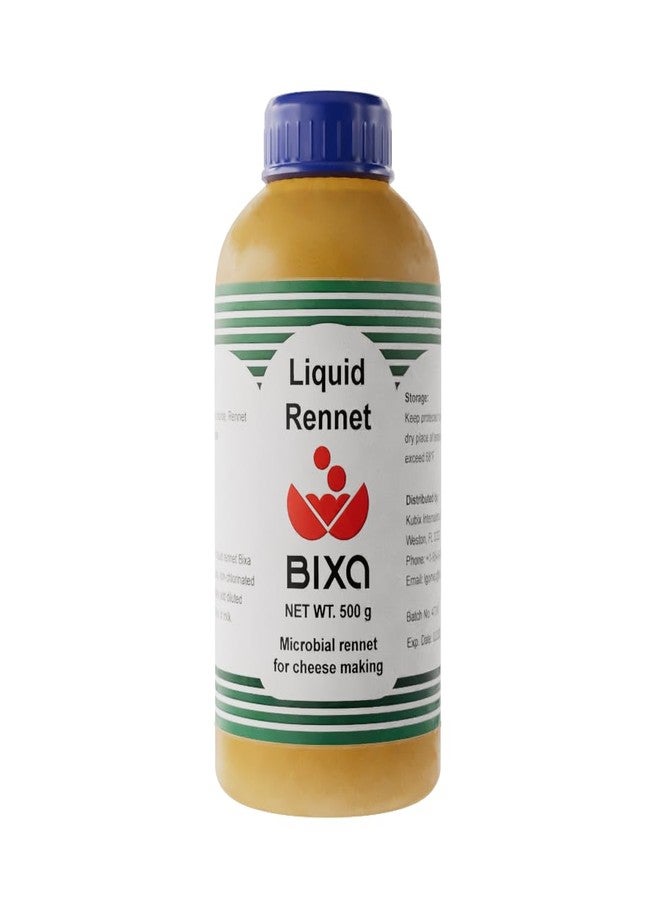 Bixa Liquid Microbial Rennet For Cheese Making | Vegetarian | Milk Coagulant | Non GMO | CUAJO BIXA LIQUIDO | CUAJO PARA QUESO | 16.9 fl oz (Pack of 1, 17, Fl Oz) - Image 1