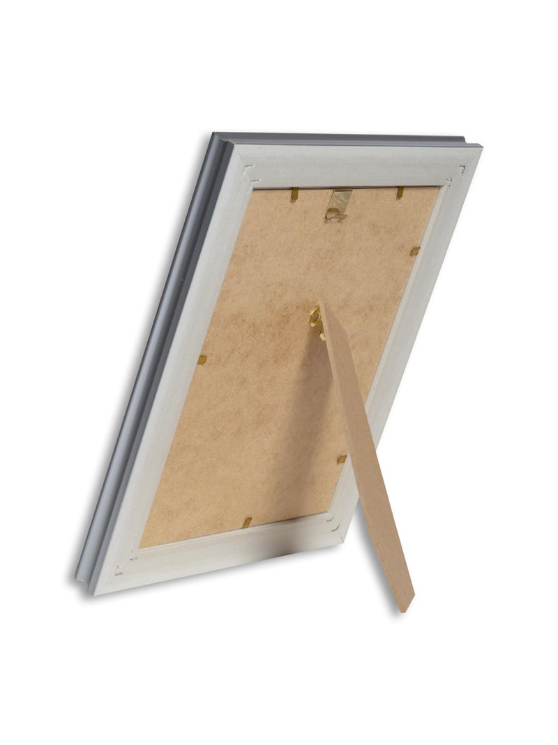 فيكتور Victor 6x8 إطار الصورة Rubens Black Silver - إطارات الصور 6x8 - مع زجاج أكريليك مقاوم للزواج - إطارات عتيقة - إطار أسود 6 من 8 - Image 3