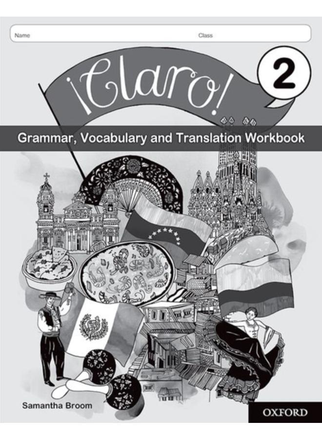??Claro! 2 Grammar, Vocabulary and Translation Workbook (Pack of 8)