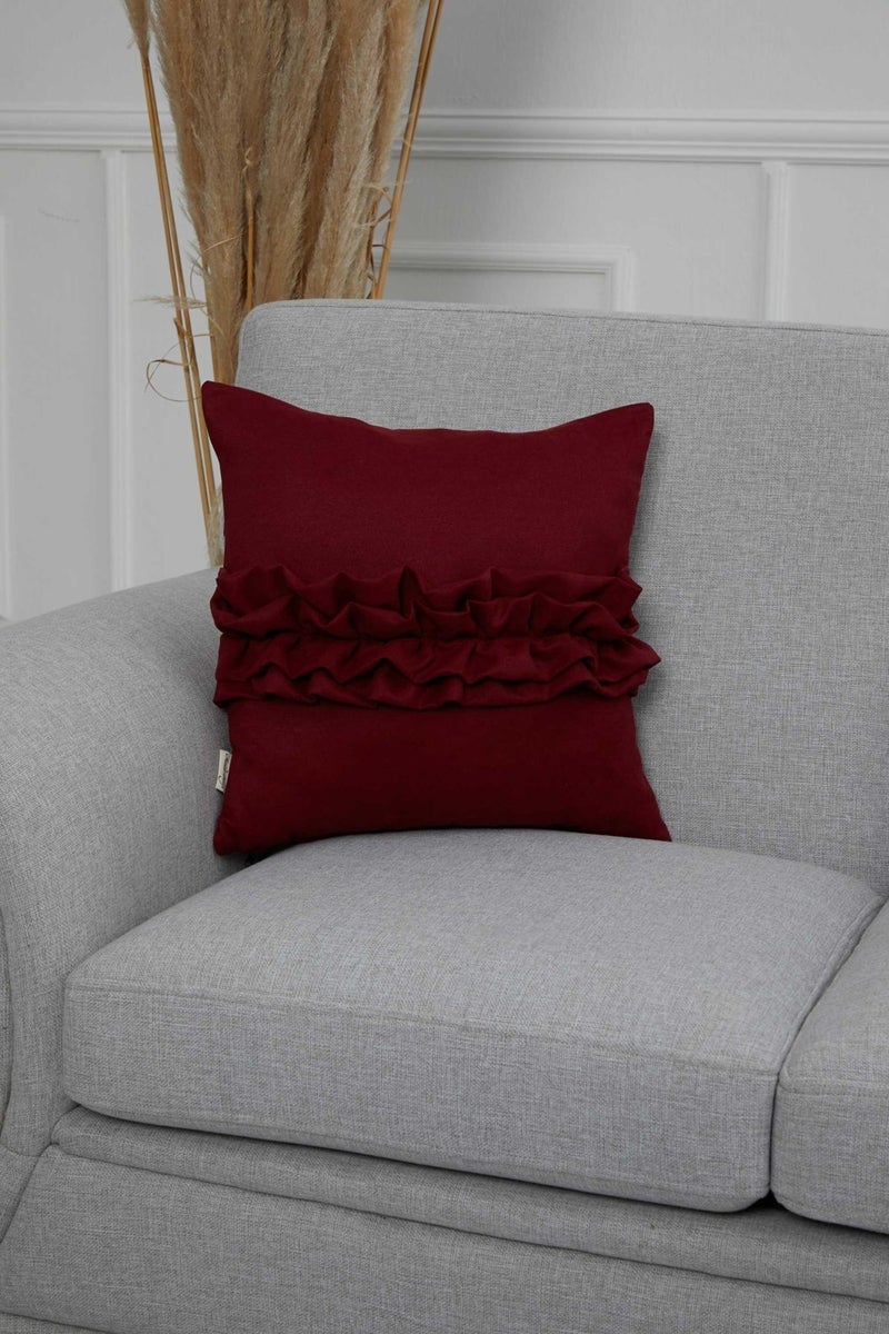 Dusty Collar Frilly Throw Pillow COVER,K-270