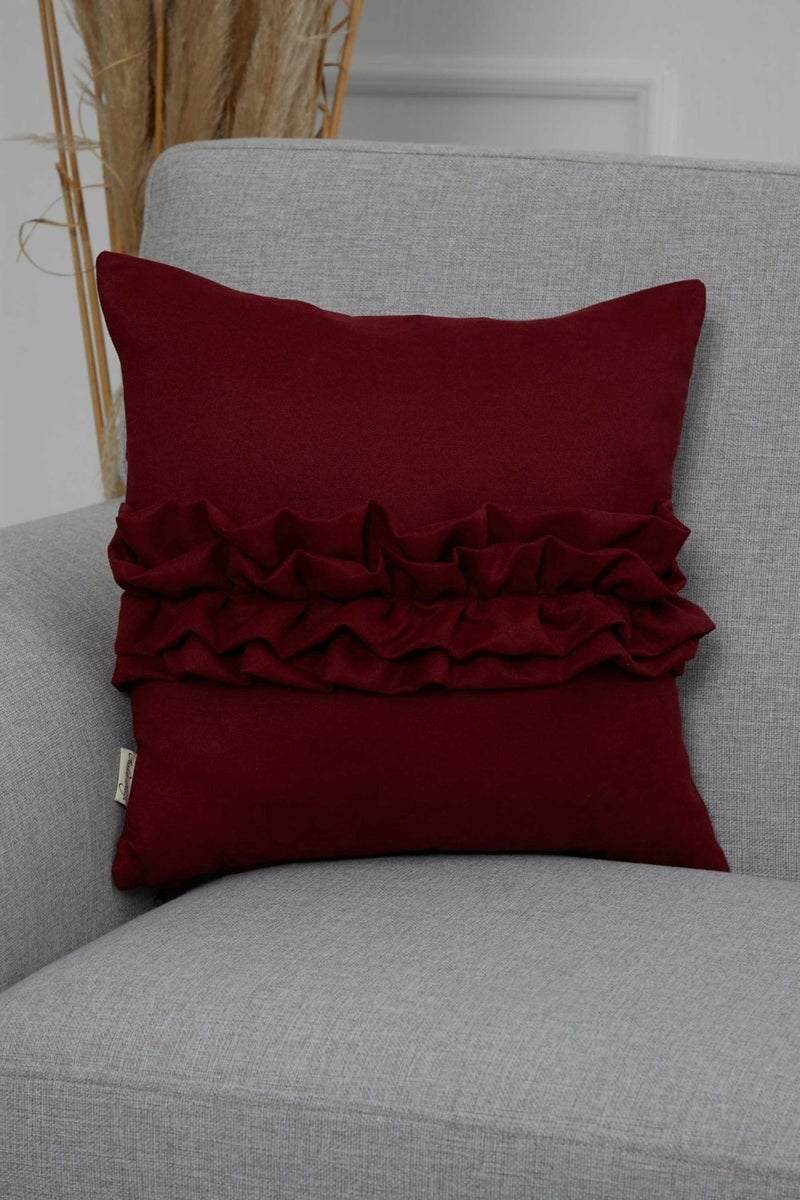 Dusty Collar Frilly Throw Pillow COVER,K-270