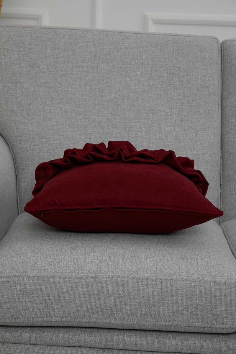 Dusty Collar Frilly Throw Pillow COVER,K-270