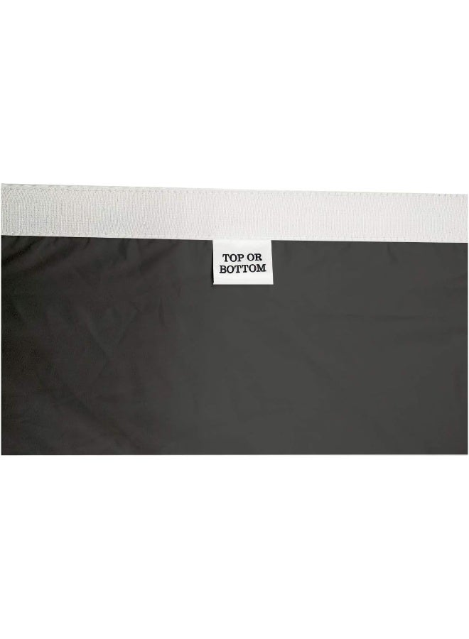 MyGiza Sheets Top Split King Sets for Adjustable Bed-Sleep Number Split Top King-King 34" Top Split King -4 Pcs Set Split Top King 100% Giza Egyptian Cotton Upto15-18" Deep (Dark Grey)  - Image 5