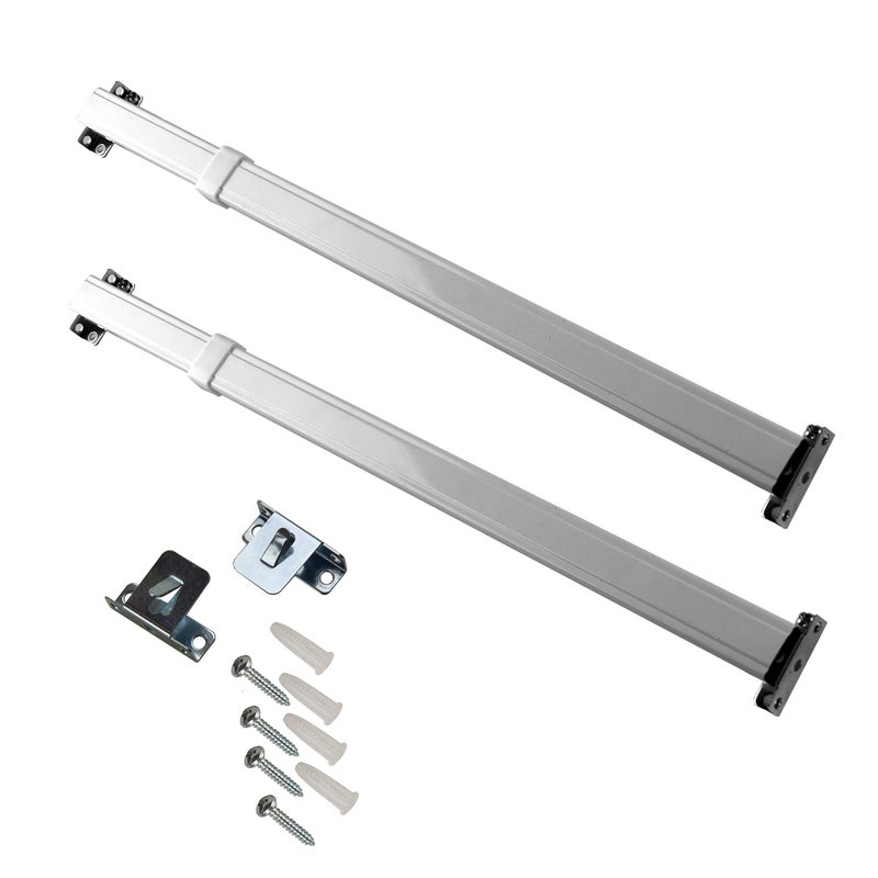 Rod Desyne KSH0611 Flat Sash Rod Set of 2 611 inch White
