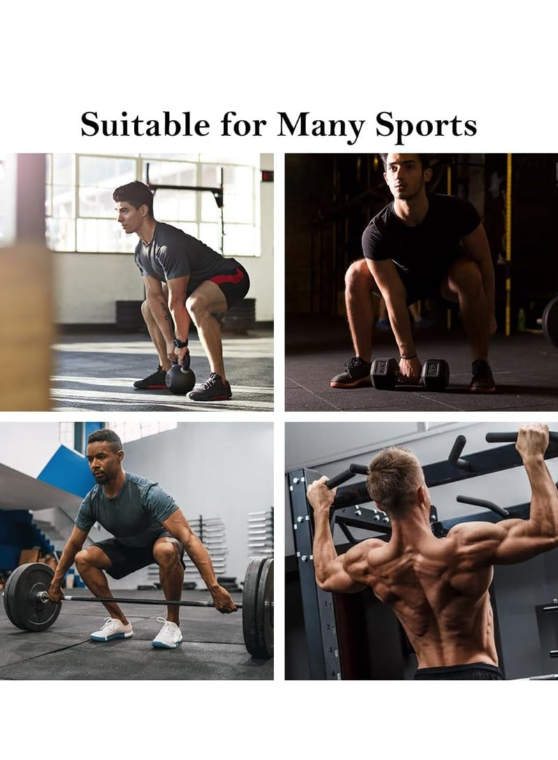 Lifting Straps Strength Training, Professional Pull Aids for Heavy Weights, Straps for Weightlifting, Lifting Straps Gym Deadlift, Lifting Pulling Straps, Strength Training, Women & Men, Black - Image 5
