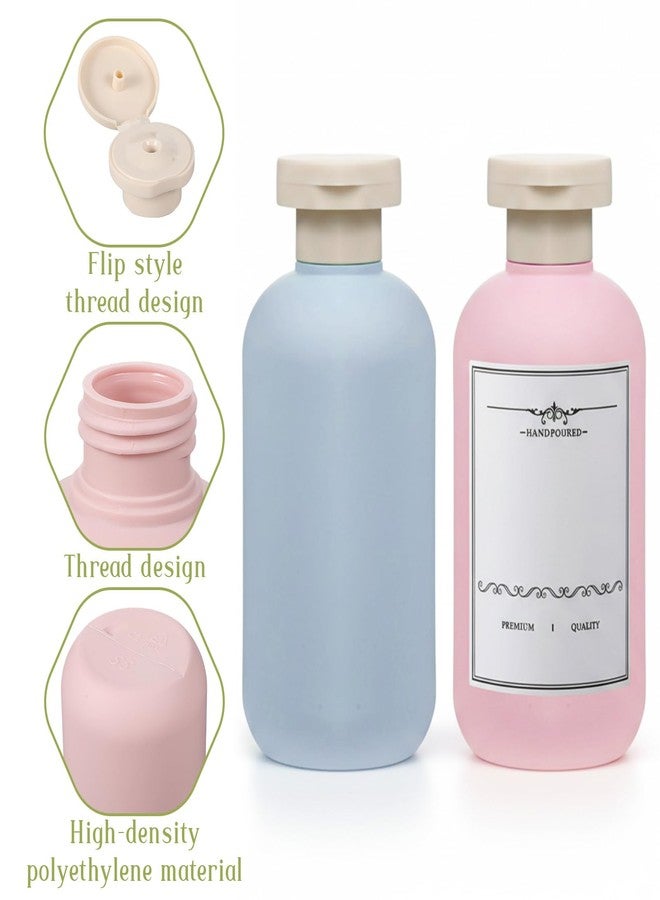 Xosjska Empty Plastic Squeeze Bottles with Flip Cap, 3Pcs Travel Liquid Container Shampoo and Conditioner Travel Bottles, 6.8oz Leak Proof Travel Size Containers for Toiletries Creams, Conditioner - Image 5