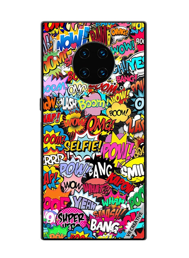 VR CREATIVE Protective Case Cover For Huawei Mate 30 Pro Pop Art Design Multicolour - Image 1