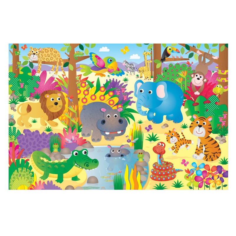 Galt Giant 36" Floor Puzzle - Jungle - Image 2