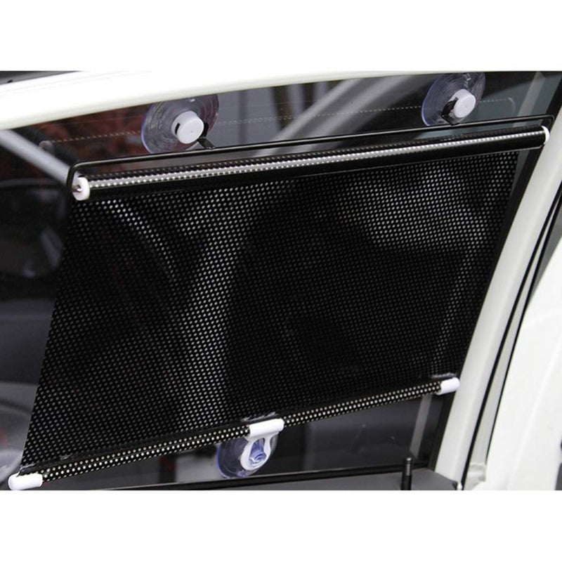 Universal Car Side Window Sun Shade 40x60 cm Blackout Blind Black - Image 5