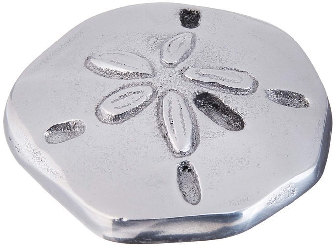 SAND DOLLAR NAPKIN WEIGHT ONE SIZE SILVER