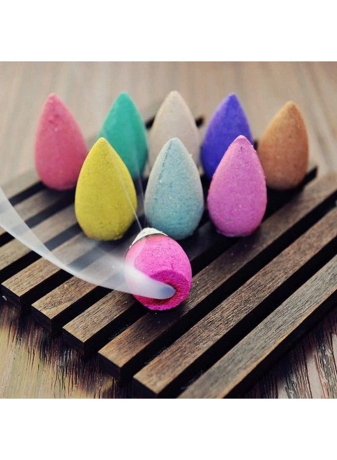 Aroma Depot 1.25'' Backflow Unscented Multicolor Natural Joss Powder 30 Incense Cones Ideal For Waterfall Burner And Holder Add Any Aroma Depot Fragrance Oil To Make Your Own Scented Cones. (30 Cones) - Image 4