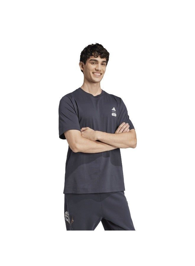 adidas Originals star wars the mandalorian regular fit back men graphic t-shirt - Image 4