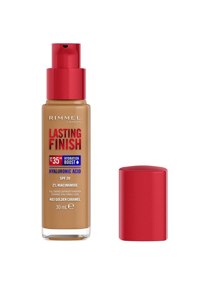 RIMMEL LONDON كريم أساس يدوم لمدة 35 ساعة 403 جولدن كراميل - Image 1