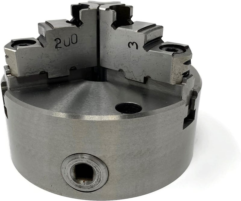 CME Tools CME 5" 3-Jaw Self-Centering (Scroll) Lathe Chuck, Front Mount, Two-Piece Reversible Jaws - Image 4
