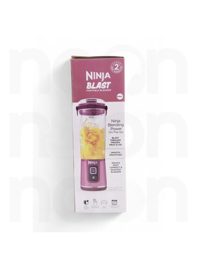 Ninja Blast Blast Cordless Blender, Rechargeable, Leakproof 0.53 L 150 W BC151MEPR Purple - Image 2