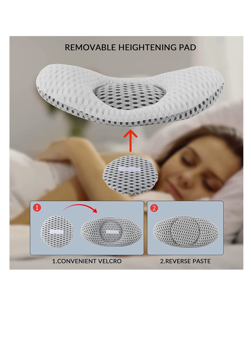 Adjustable 3D Lumbar Support Pillow for Sleeping, Lower Back Pain Relief, Sciatic Nerve Support, Ideal for Side Sleepers and Pregnancy Comfort - Image 3