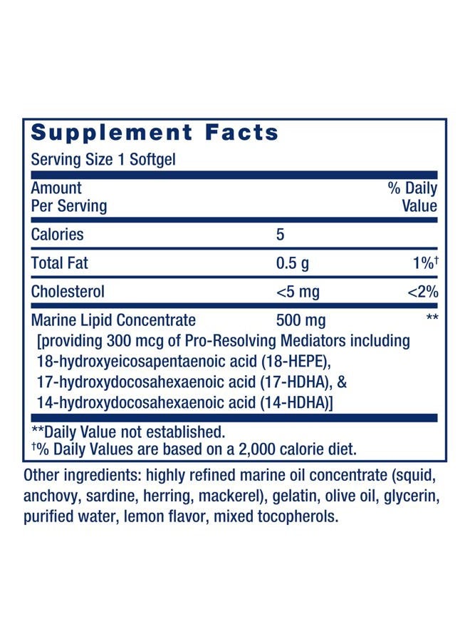 Life Extension Pro-Resolving Mediators - Inflammation Management and Joint Health Supplement -Whole Body Health Support - From Marin Oil PRMs SPMs - Gluten-Free, Non-GMO, 30 Softgels - Image 2