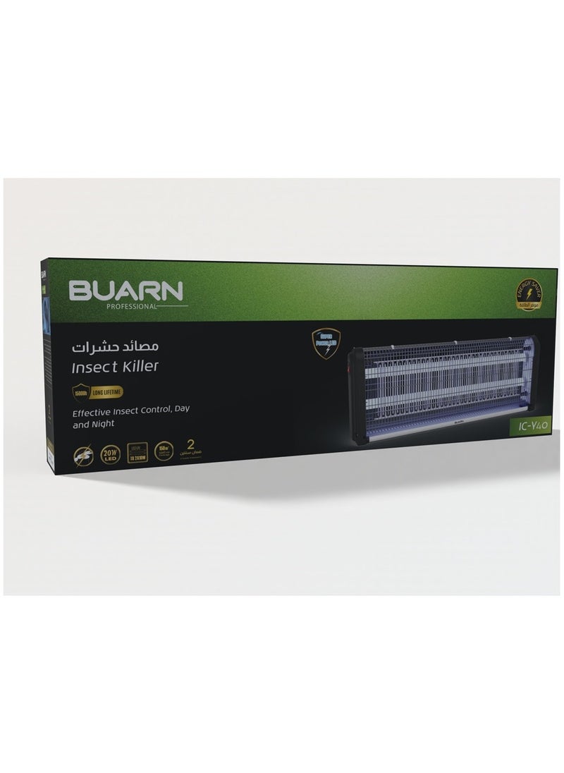 BUARN PROFESSIONAL BUARN PROFESSIONAL 16W Pro LED Insect Zapper – IC-Y40 with 150m² Coverage  - Image 4