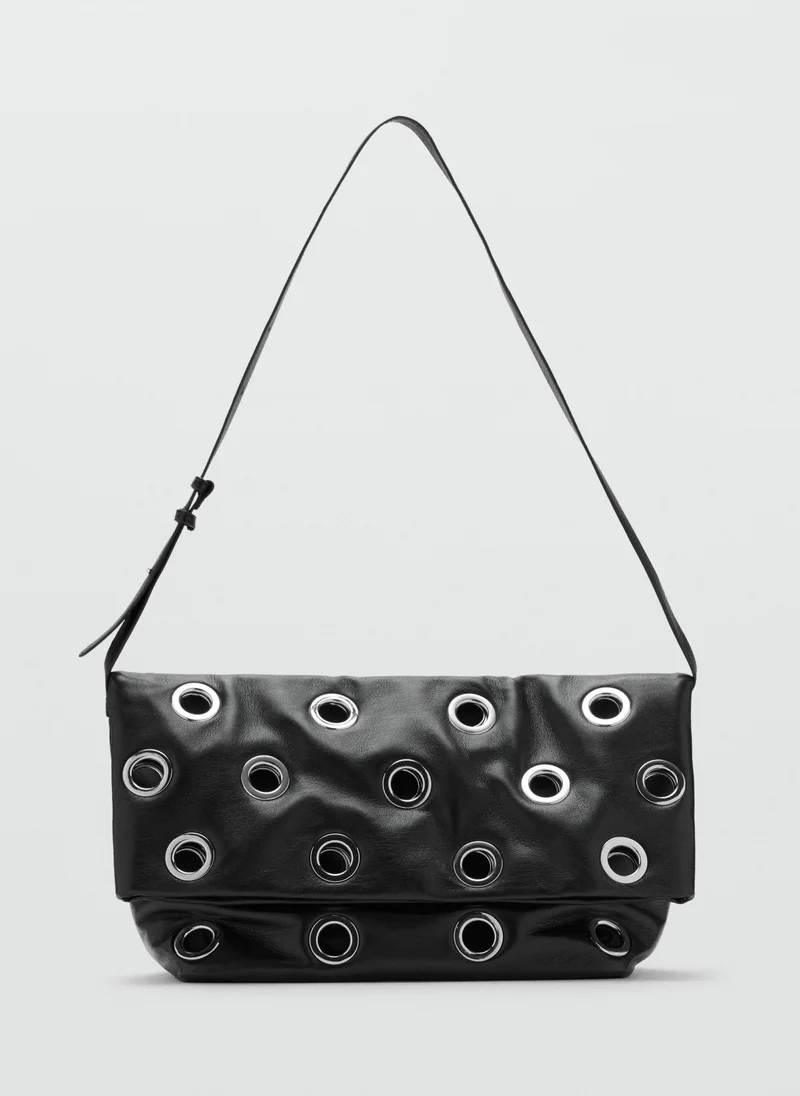 MANGO Crossbody bag with eyelets