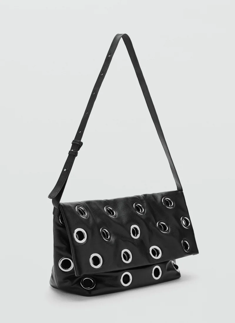 MANGO Crossbody bag with eyelets