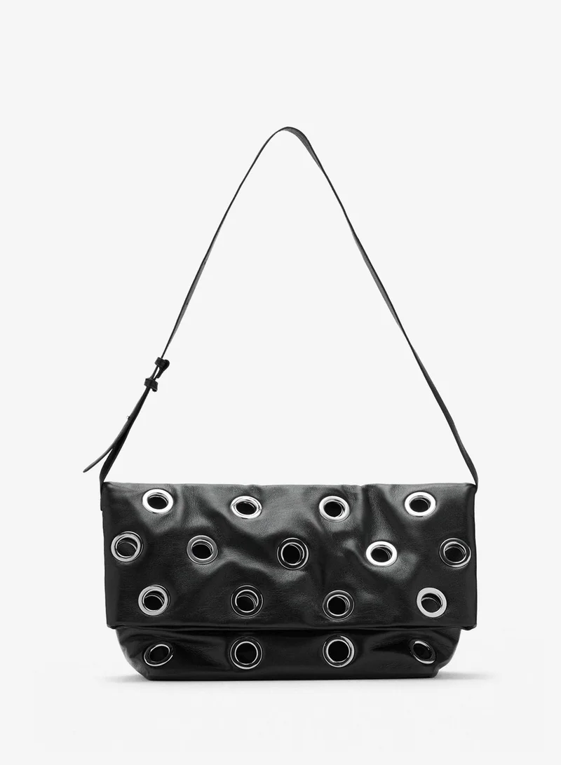 MANGO Crossbody bag with eyelets