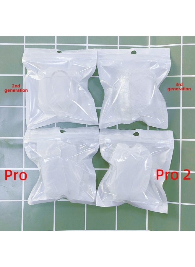 Generic - Tpu Transparent Earphone Set Material For Apple Bluetooth Headset Pro2 Generation Airpods Bluetooth Headset Protective Cover-Color:PC Hard Shell + Pearlescent Bag-Applicable Model:Airpods (3rd Generation - No Ear Hooks) 4th Generation - Image 1