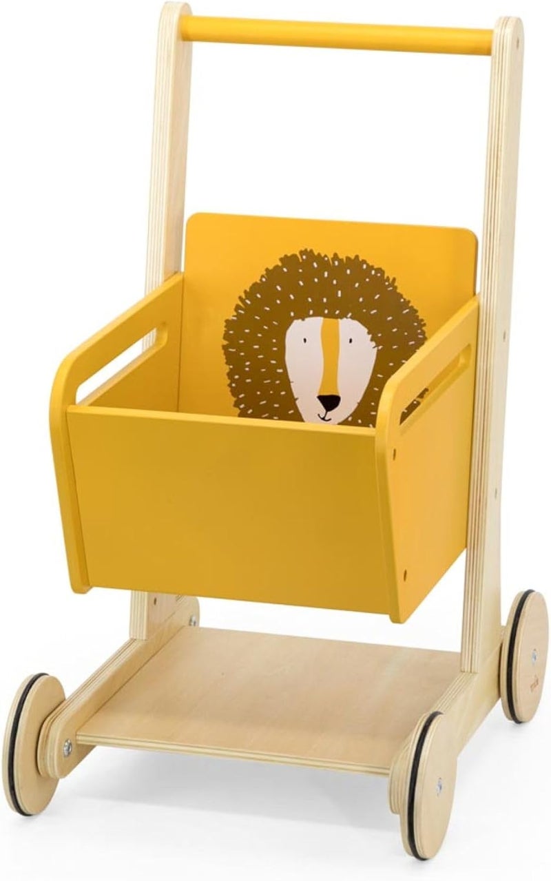 Trixie Wooden Shopping Trolley - Mr Lion - Image 1