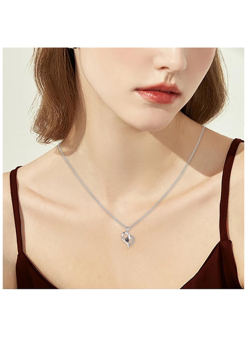 Preserved Rose Moss Bear with Necklace Rose Gifts with Light for Women Girlfriend Wife Mom Grandma Birthday Christmas Valentines Mothers Day Anniversary Wedding Thanksgiving - Image 2