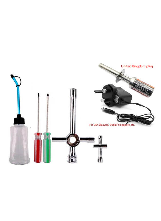 HSP Infinite Igniter Suit 80142 Oil Car Starter Kit Charger Oil Bottle Australian Regulations-Color:British Charger Suit-Proportion:3600mah Igniter  - Image 1