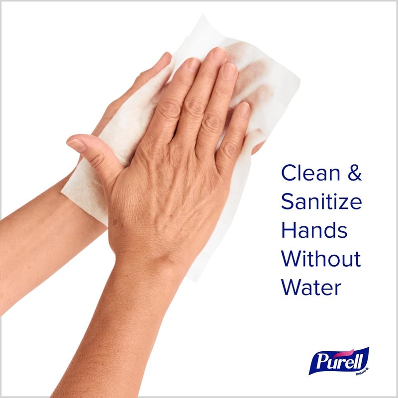 Purell مناديل تعقيم اليدين، تركيبة كحولية، خالية من العطور، 300 قطعة مناديل يد مغلفة بشكل فردي - 9020-06-EC - Image 3